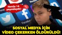 Sosyal medya için video çekerken öldürüldü!