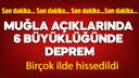 Akdeniz'de 6 büyüklüğünde deprem