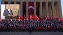 İlk tören Ata'nın huzurunda!