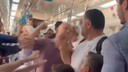 Marmaray'da tekme tokat kavga