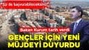 Bakan Murat Kurum gençler için müjdeyi duyurdu!
