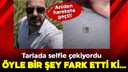 Çektiği fotoğrafta keneyi fark etti