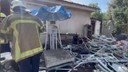 Hurda deposundaki LPG tankı patladı