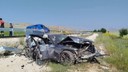 Kontrolden çıkan otomobil şarampole düştü!