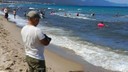 Kuşadası sahilinde şoke eden görüntü