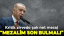 Cumhurbaşkanı Erdoğan'dan önemli açıklamalar