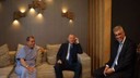 Erdoğan'dan Dursun Özbek'e geçmiş olsun ziyareti