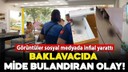 Baklavacıda mide bulandıran olay!