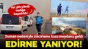 Edirne-Havsa arasında tarım arazisinde yangın!