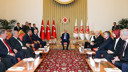 Cumhurbaşkanı Erdoğan, Bahçeli ve Destici görüştü