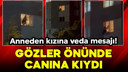 İntihar mesajı atan kadın canına kıydı!