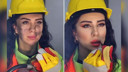 Bir influencerdan garip makyaj videosu