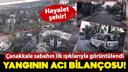 Yangının acı bilançosu! Villalar kül oldu