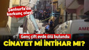Genç çift evde silahla vurulmuş halde ölü bulundu