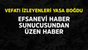 'Efsanevi' haber sunucusundan üzen haber