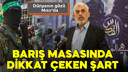 Müzakerelerde Yahya Sinvar detayı