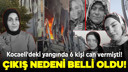 Kocaeli'deki yangının nedeni belli oldu