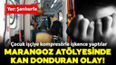 Marangoz atölyesinde kan donduran olay!