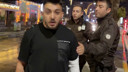 Polise önce yalvardı, sonra küfredip kaçtı