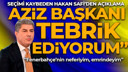 Seçimi kaybeden Hakan Safi’den ilk açıklama