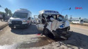Kavşakta korkunç çarpışma!