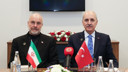 Kurtulmuş ve Kalibaf Bakü’de bir araya geldi