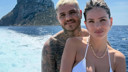 Mauro Icardi aşkını duvara kazıdı