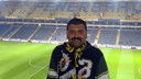 Hayatında ilk kez stadyuma gelmiş!
