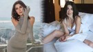 Nesrin Cavadzade'den ortalığı kasıp kavuran paylaşım! İç çamaşırıyla yatakta pozlar verdi! Doğal hali büyük beğeni topladı
