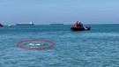 Akdeniz'de açıklardan kıyıya doğru sürüklenirken kameraya yansıdı. Gören vatandaşlar dondu kaldı
