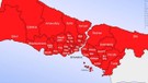 İstanbul'da Kadıköy, Üsküdar, Beykoz, Ümraniye, Ataşehir, Kartal'da pazartesi için yüzde 7'ye yükseldi