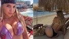 Wanda Nara'dan ortalığı kasıp kavuran tatil paylaşımı! Bikinili pozlarıyla sosyal medyayı salladı, cesur halleri gündem yarattı