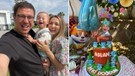 İbrahim Büyükak'ın oğlu Aslan 4 yaşına girdi! Doğum günü partisinden peş peşe paylaştı! "Gülüşü aynı babası"