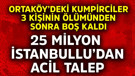 Ortaköy'deki kumpirciler, 3 kişinin ölümünden sonra boş kaldı! 25 milyondan İstanbullu'dan acil talep