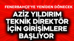 Aziz Yıldırım teknik direktör için girişimlere başlıyor! Fenerbahçe'ye yeniden dönecek