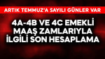 4a-4b ve 4c emekli maaş zamlarıyla ilgili son hesaplama