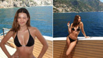 Afra Saraçoğlu'ndan cesur tatil paylaşımı! Bikinili pozlarıyla sosyal medyayı salladı