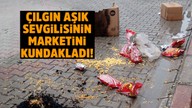 Sevgilisinin marketini kundakladı!