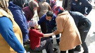 Çığlıklara koşup, 5 aylık bebeği alevlerin arasından çıkardı