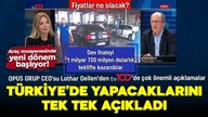 Araç muayene ihalesini kazanan MOİ Ortak Girişim Grubu'ndan Dünya devi Opus'un CEO’su Lothar Geilen tv100’de konuştu: "Hem istasyon sayısı artacak hem de bekleme süresi düşecek"