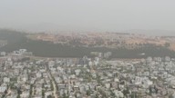Adıyaman'da sabah saatlerinde gökyüzünü tamamen kapladı. O anlar dron kamerası ile görüntülendi