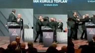 Beşiktaş Divan Kurulu’nda kavga! Tevfik Yamantürk ve Hasan Arat birbirine girdi! Hasan Arat’a yumruk atıldı