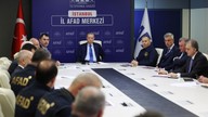 AFAD'da 1 saatlik toplantı: Cumhurbaşkanı Erdoğan bakanlardan brifing aldı