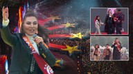 Yenikapı "Affet"i çok beğendi! Ebru Yaşar'dan Galatasaray’ın şampiyonluk kutlamalarında şahane açılış! Yüzbinleri coşturdu! Oğlu Poyraz ve kızı Ebru Su ile sahneye çıktı