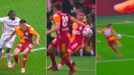 Türkiye konuşuyor! Galatasaray- Samsunspor maçında tartışmalı penaltı pozisyonu! Eski hakemler kararını verdi!