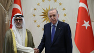 Cumhurbaşkanı Erdoğan,  Kuveyt Dışişleri Bakanı Cerrah el-Ahmed es-Sabah'ı kabul etti