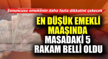 Son Dakika: En düşük emekli maaşında 5 rakam belli oldu