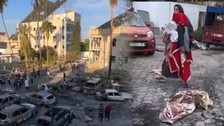 İsrail'in hastane saldırısının boyutu gün ağarınca ortaya çıktı! Görüntüler, patlamanın büyüklüğünü gözler önüne serdi