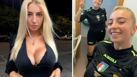 Kadın futbol hakemin müstehcen videoları ifşa oldu