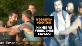 TV'de yok! İşte Yunus Emre ve Hikmet kavgasının yayınlanmayan görüntüleri